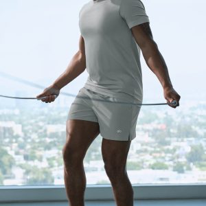 5 Traction Running Short - Lunar Grey