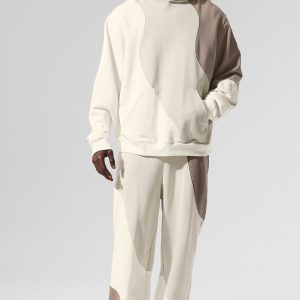 Make Waves Hoodie - Ivory/Bone/Gravel