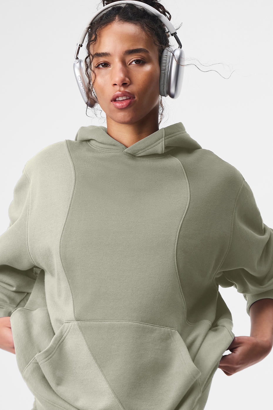 Make Waves Hoodie - Limestone Tonal