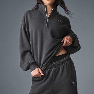 Accolade 1/4 Zip Pullover - Anthracite