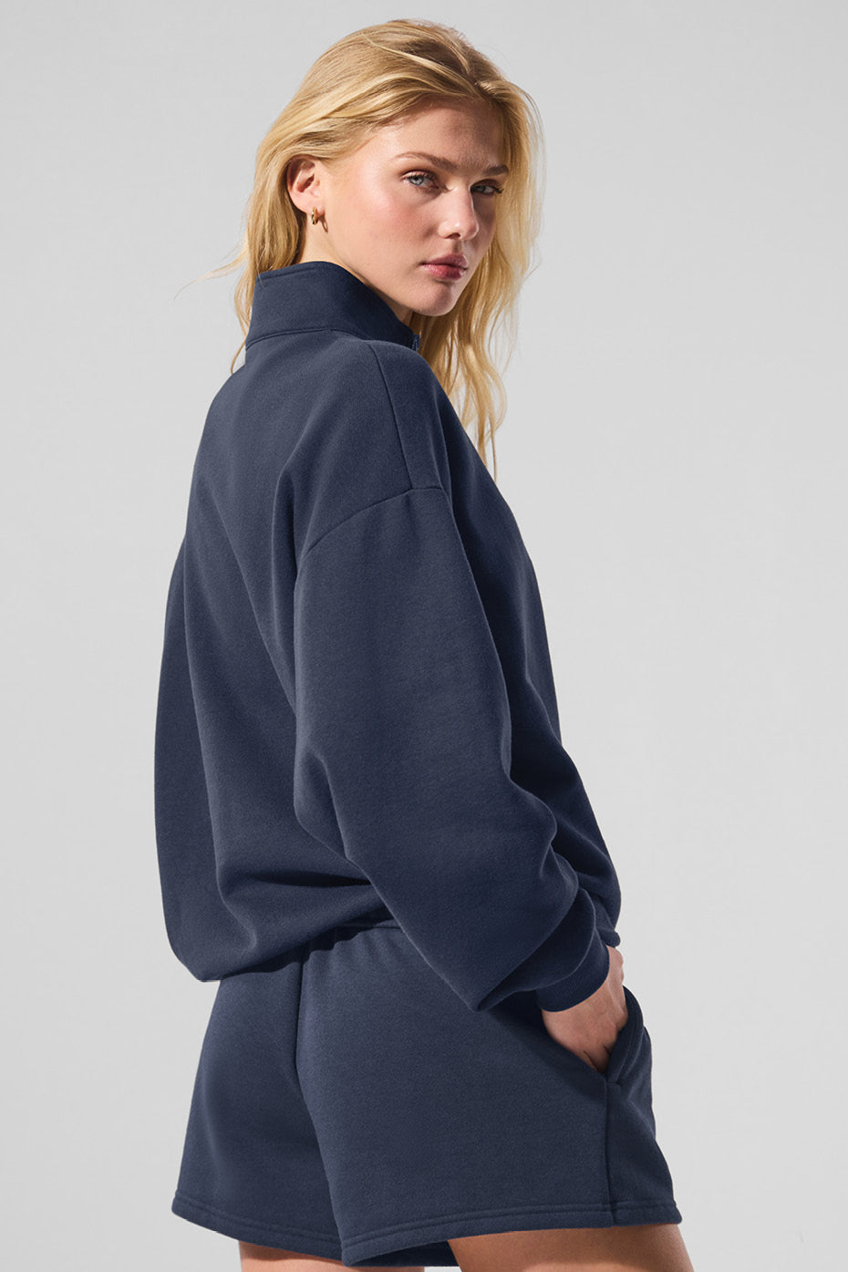 Accolade 1/4 Zip Pullover - Navy - Image 3