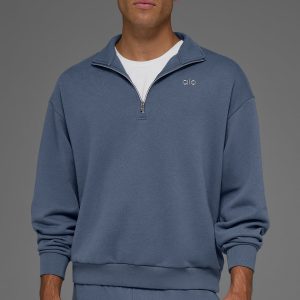 Accolade 1/4 Zip Pullover - Bluestone