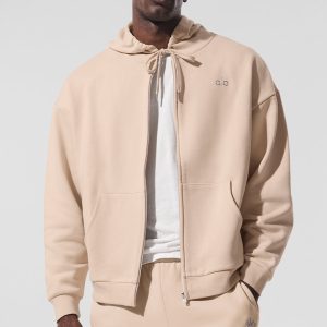 Accolade Full Zip Hoodie - Macadamia