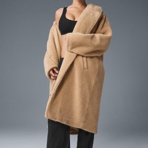 Oversized Sherpa Trench - Camel