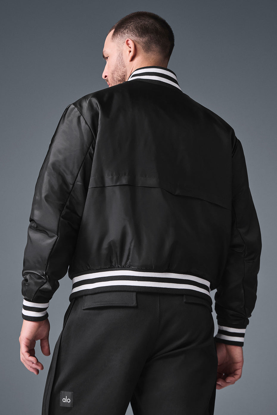 Afterglow Varsity Jacket - Black - Image 2