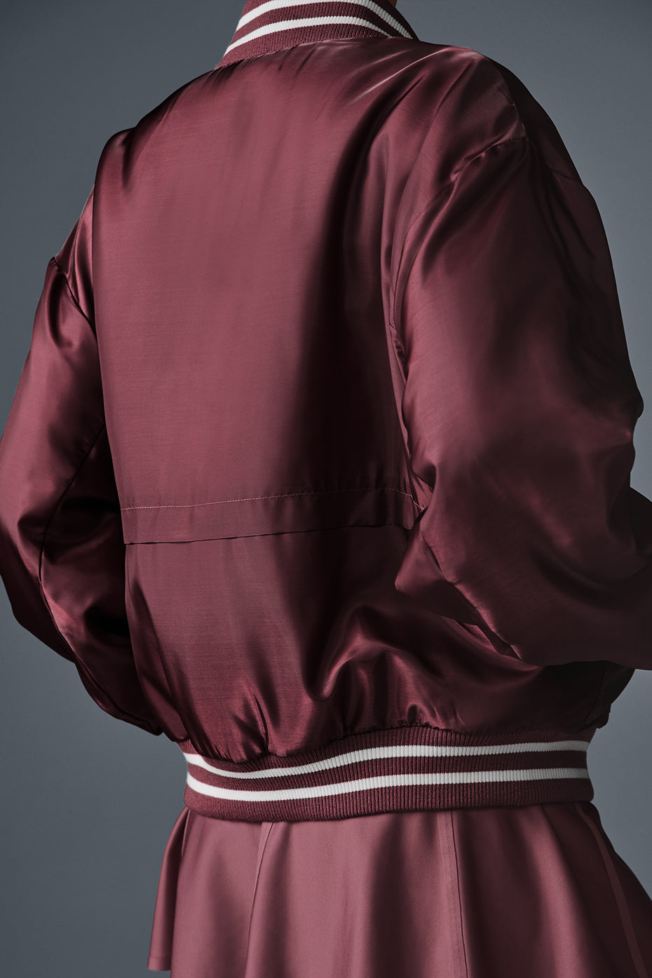 Afterglow Varsity Jacket - Burgundy Truffle - Image 3