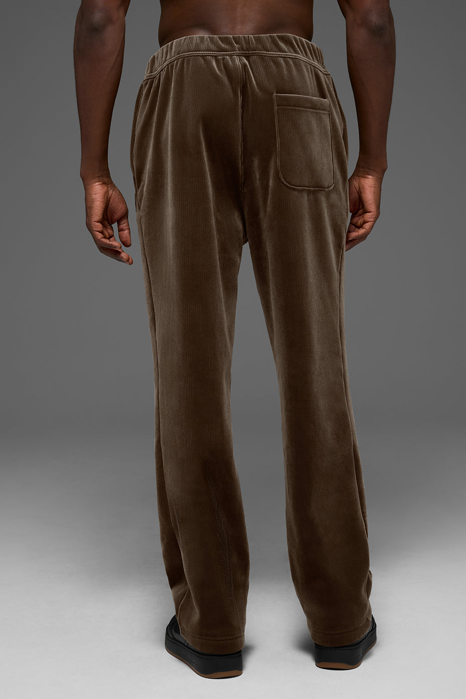 Velour Baller Pant - Espresso - Image 3