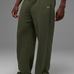 Accolade Straight Leg Sweatpant - Green Olive