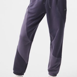Make Waves Sweatpant - Italian Plum Tonal