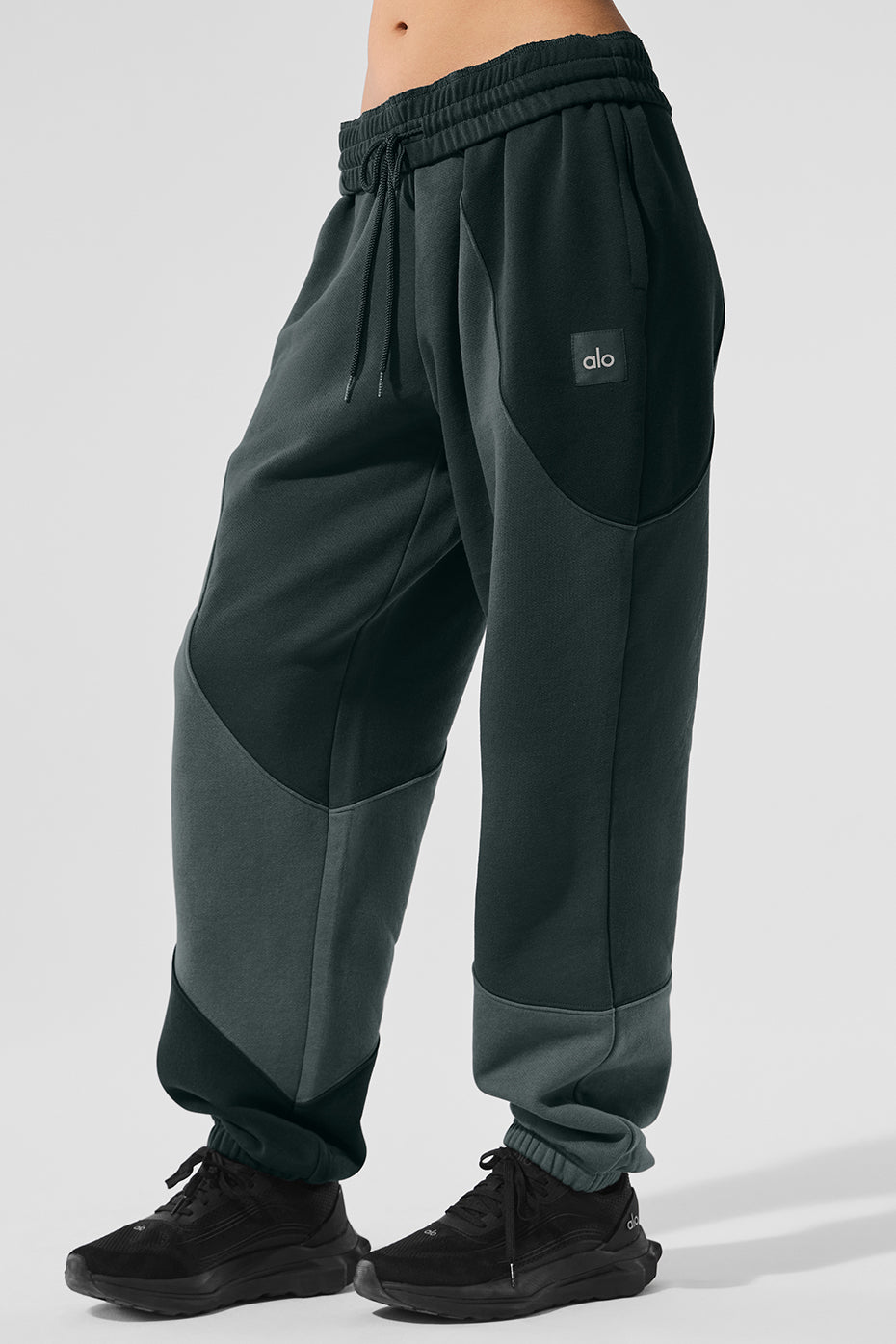 Make Waves Sweatpant - Charcoal Green Tonal - Image 3