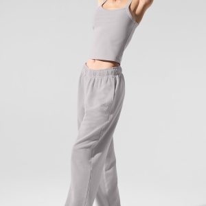 Washed Accolade Straight Leg Sweatpant - Grey Sky Wash