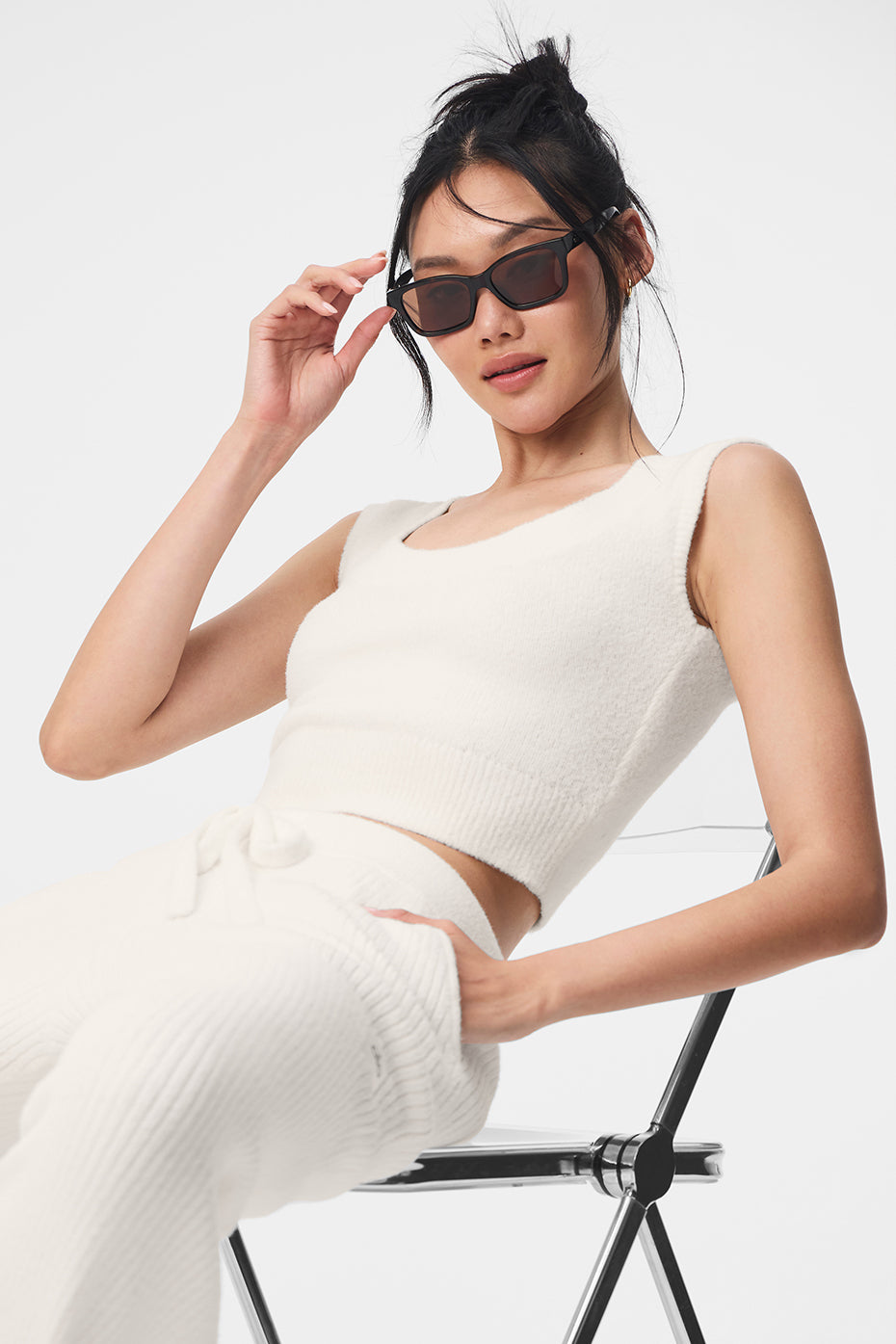 Snuggle Up Sweater Short Sleeve - Ivory - Image 5