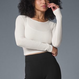 Gather Long Sleeve - Ivory