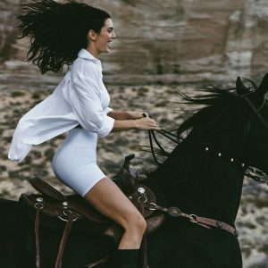 Dreamscape Button Down Long Sleeve - White