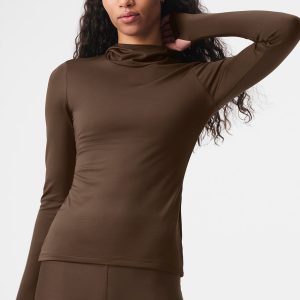 Airlift Winter Warm Hooded Runner - Espresso