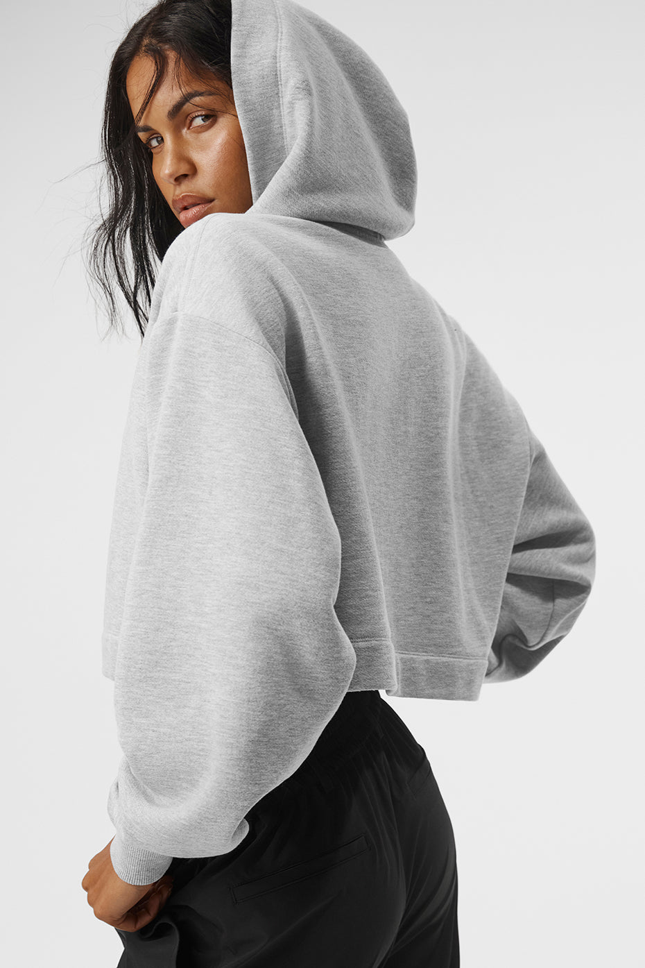 Bae Hoodie - Athletic Heather Grey - Image 3