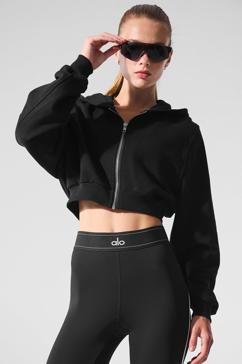 Sweet Escape Zip Up Hoodie - Black - Image 5