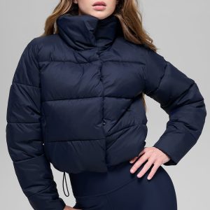 Gold Rush Puffer - Navy