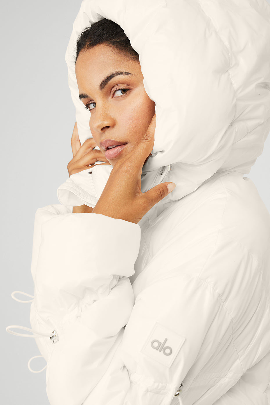 Stunner Puffer Jacket - Ivory - Image 4