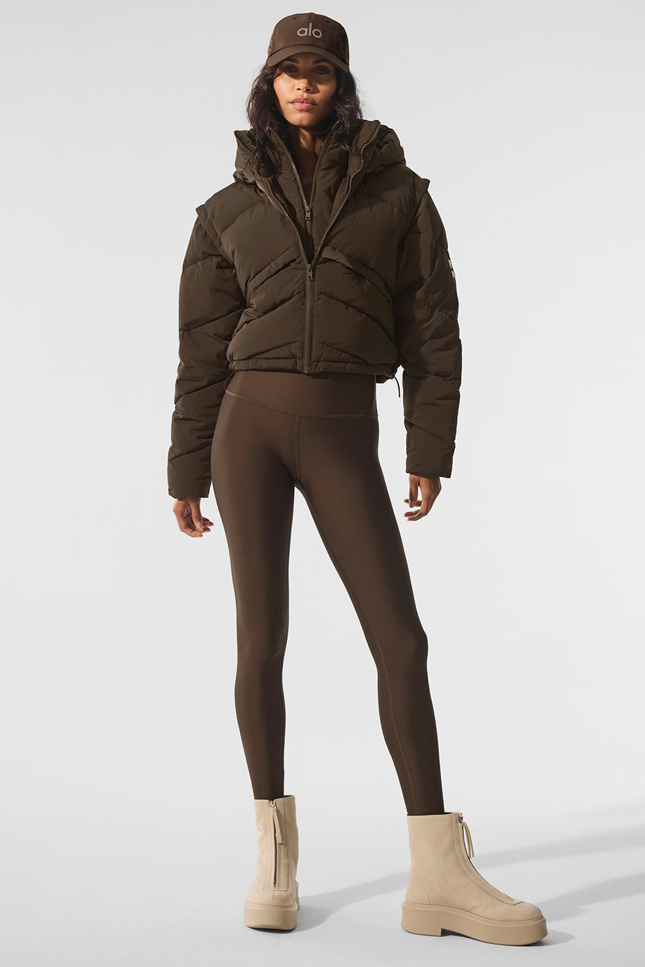 Glacier Puffer - Espresso - Image 5