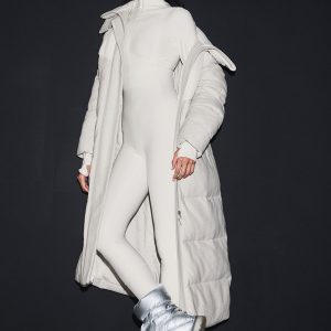 Snowfall Puffer Coat - White Oak
