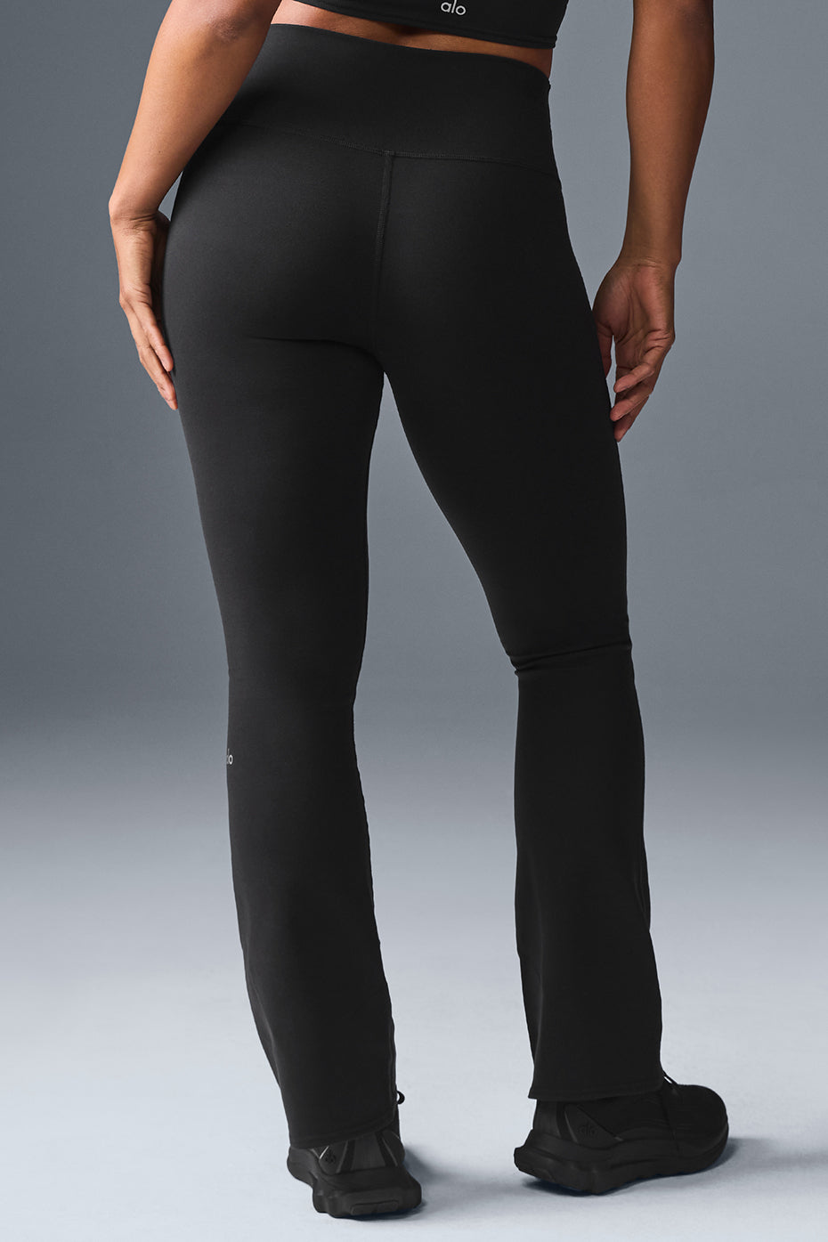 Airbrush High-Waist Bootcut Legging - Black - Image 3