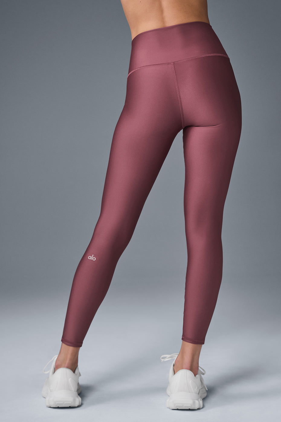 Airlift Winter Warm High-Waist Legging - Burgundy Truffle - Image 2
