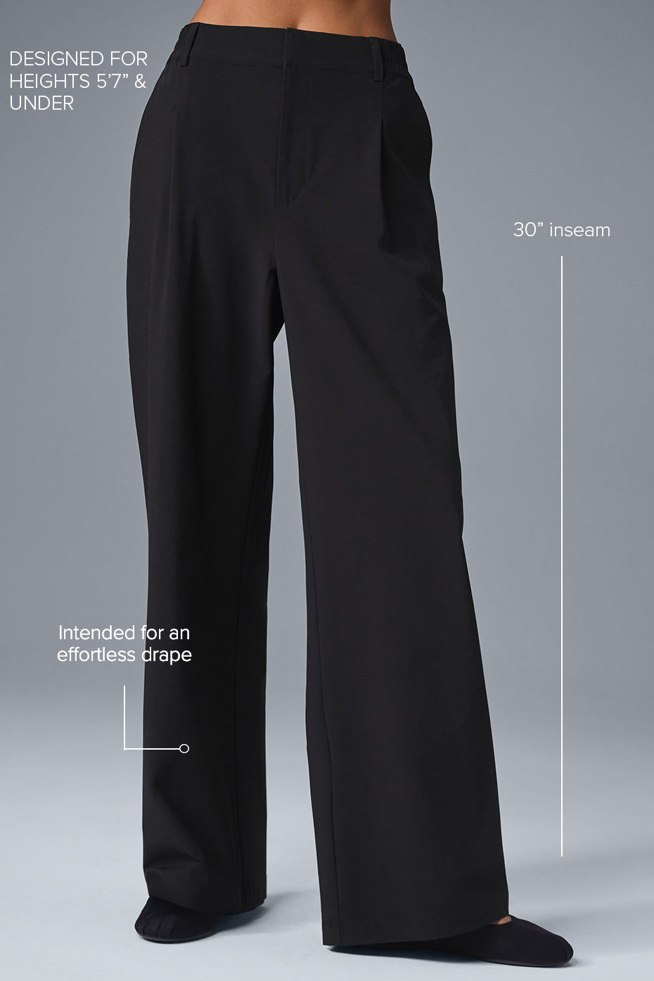 High-Waist Pursuit Trouser (Regular) - Black - Image 2