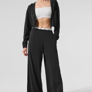 Breezy Wide Leg Pant (Long) - Black