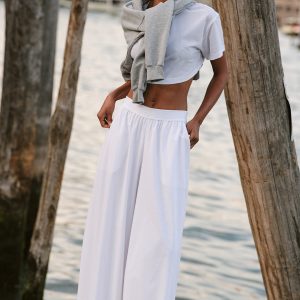 Mesh Mirage Trouser - White