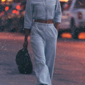 Polar Fleece High-Waist Retreat Jogger - Winter Frost