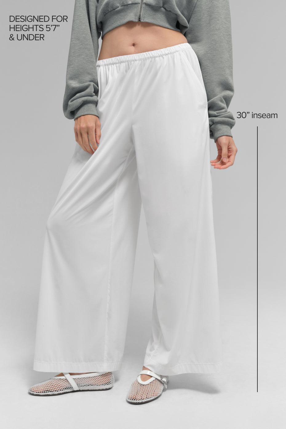 Breezy Wide Leg Pant (Regular) - White - Image 2