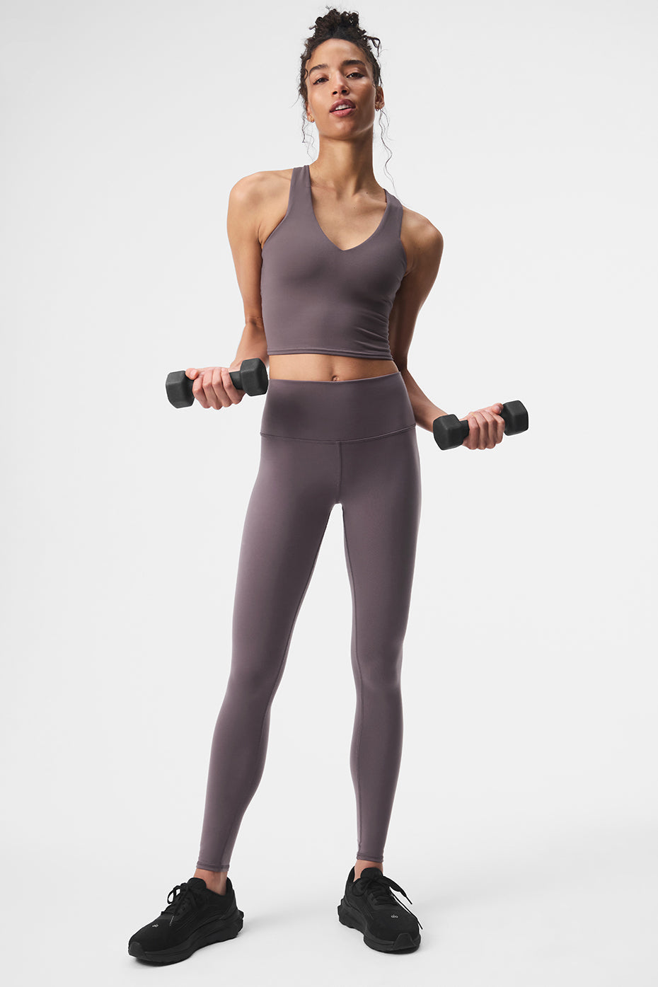 High-Waist Airbrush Legging - Raisinette - Image 5