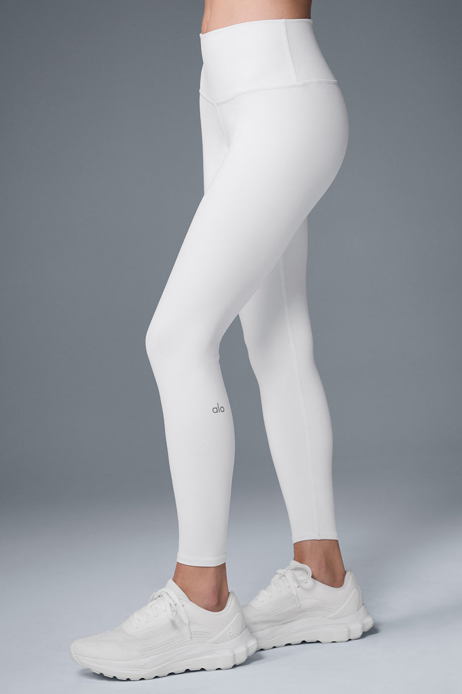7/8 High-Waist Airbrush Legging - White - Image 3