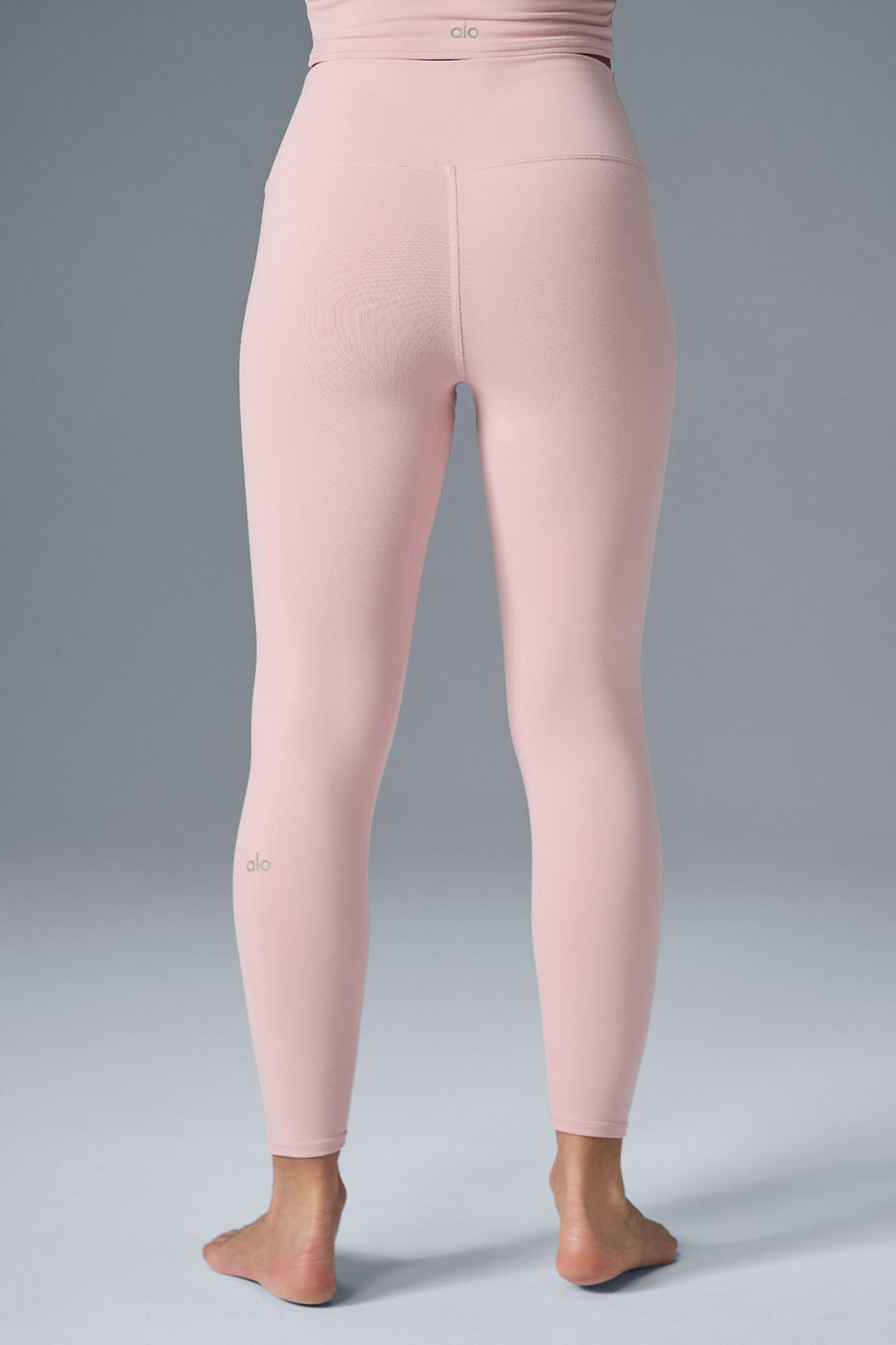 7/8 High-Waist Airbrush Legging - Ballet Pink - Image 2