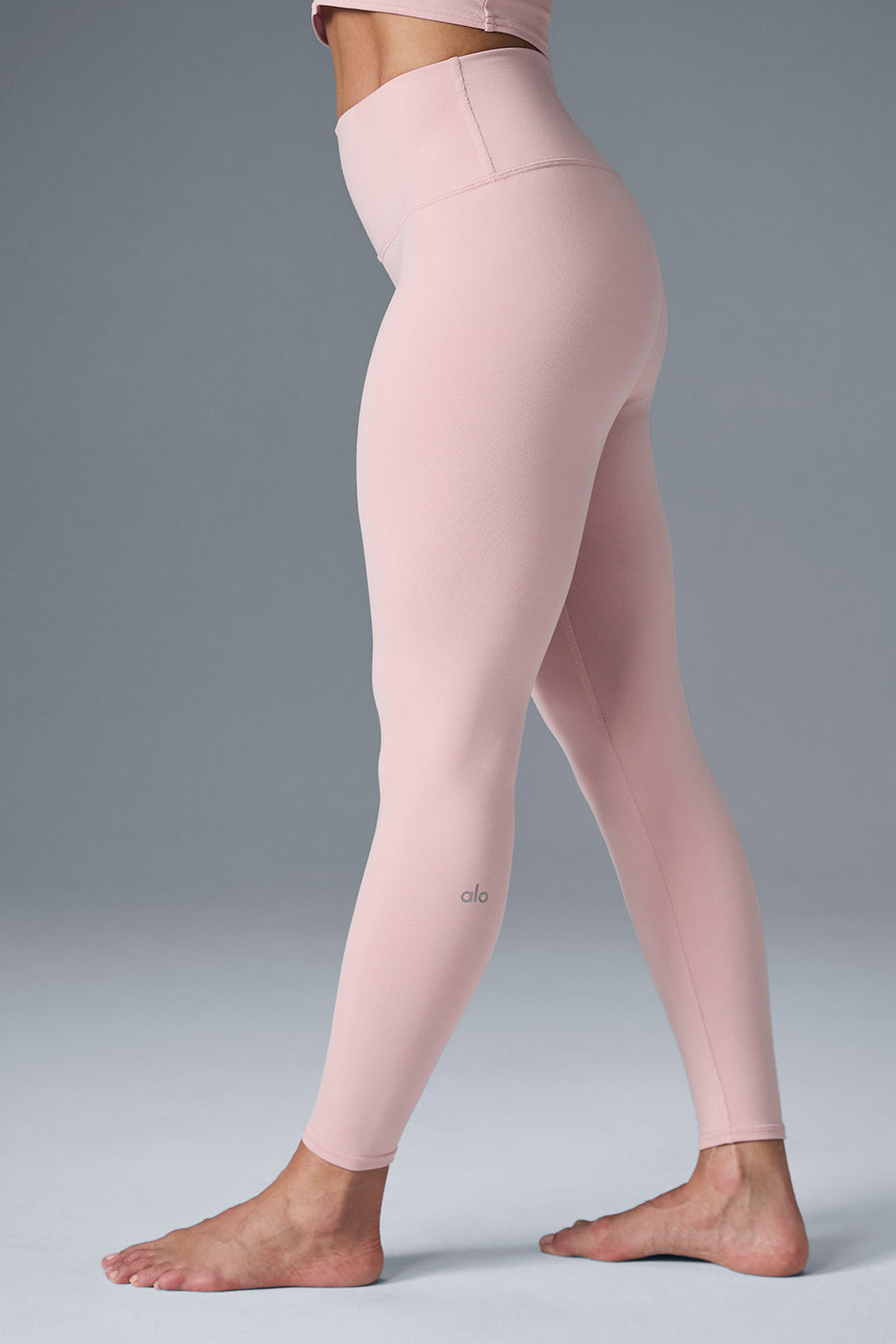 7/8 High-Waist Airbrush Legging - Ballet Pink - Image 3