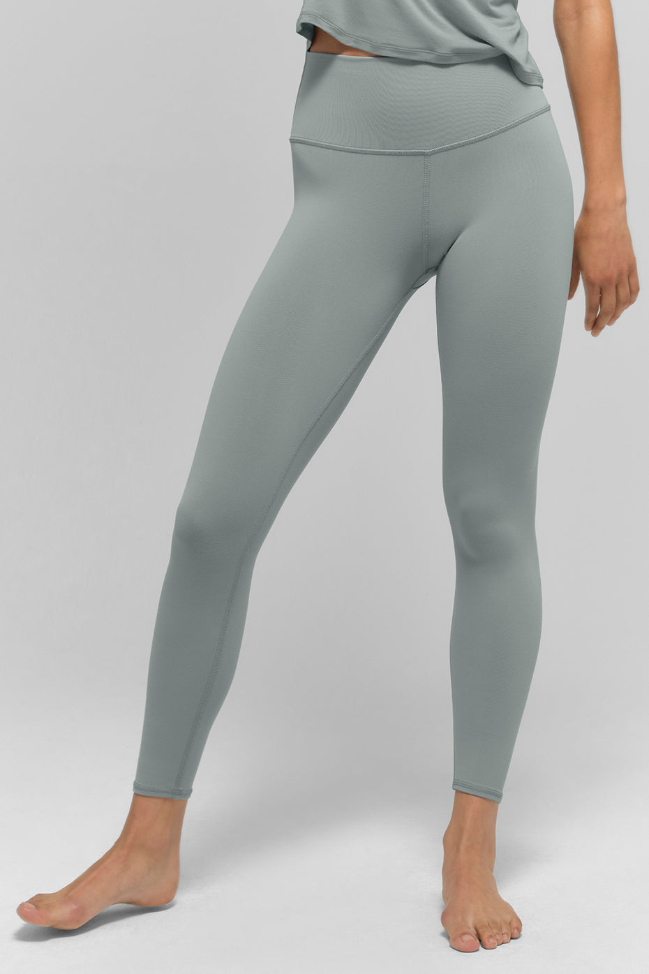 7/8 High-Waist Airbrush Legging - Lunar Grey - Image 2