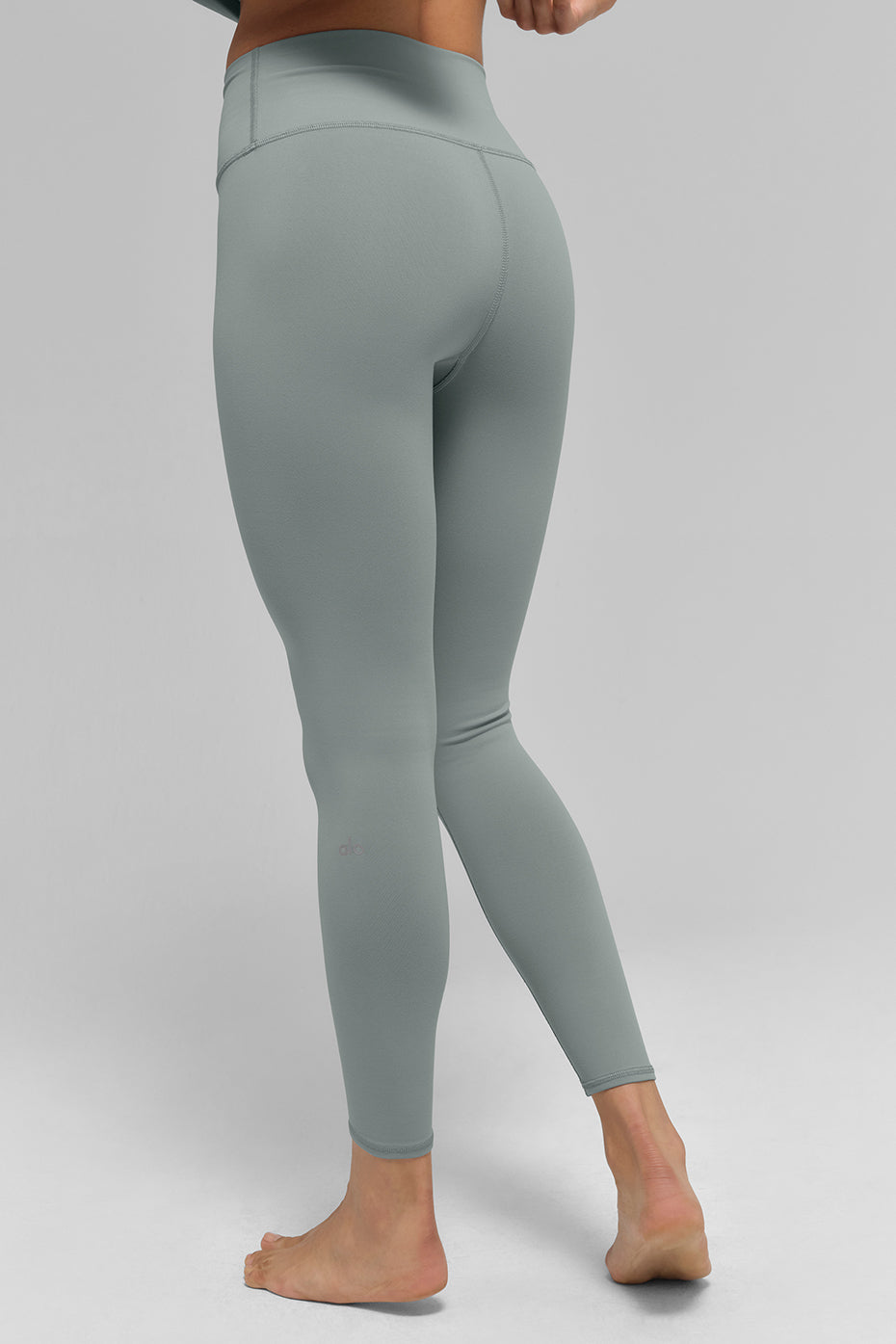 7/8 High-Waist Airbrush Legging - Lunar Grey - Image 3