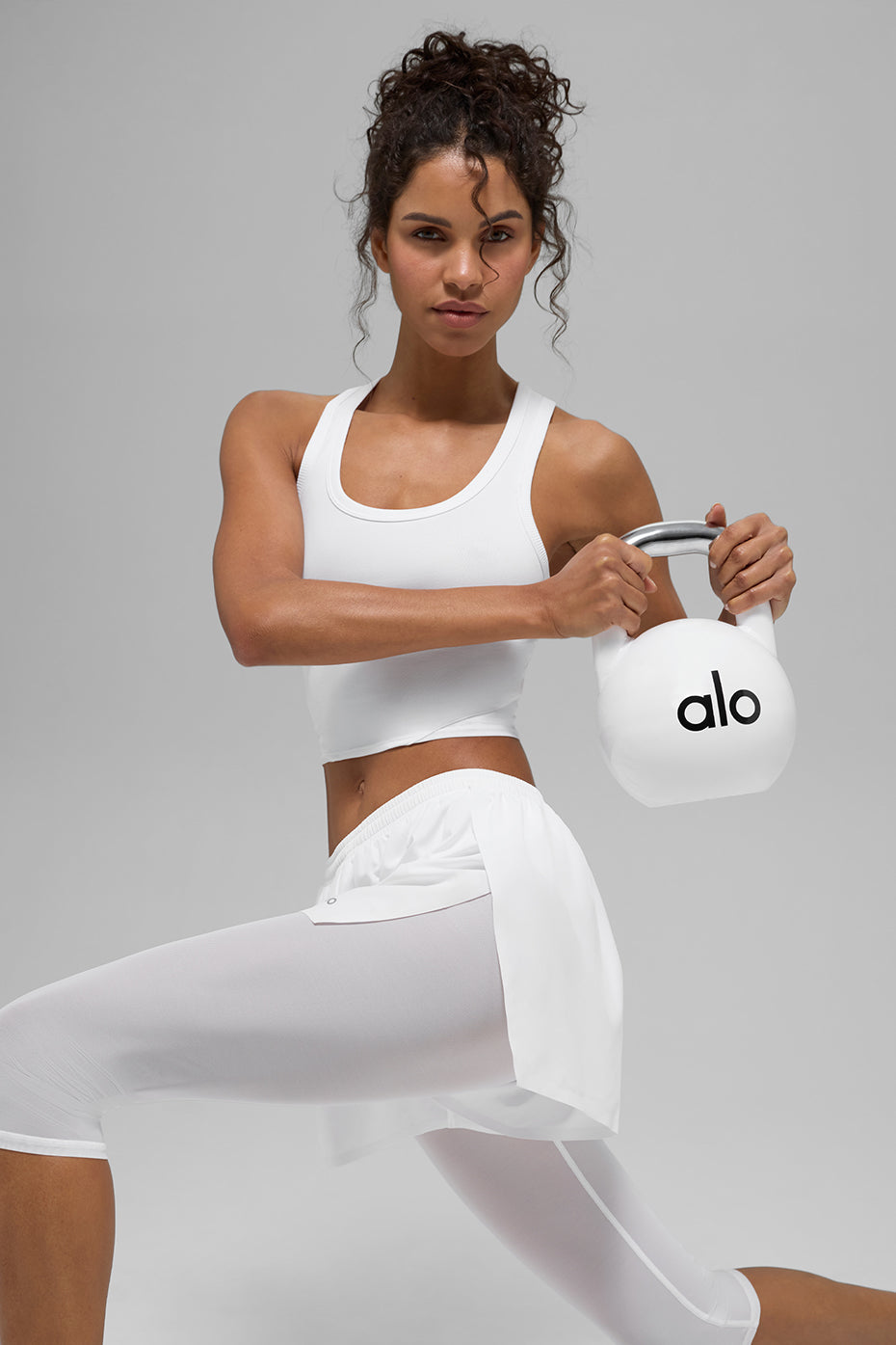 Mesh Front Runner 2 In 1 Short - White - Image 4