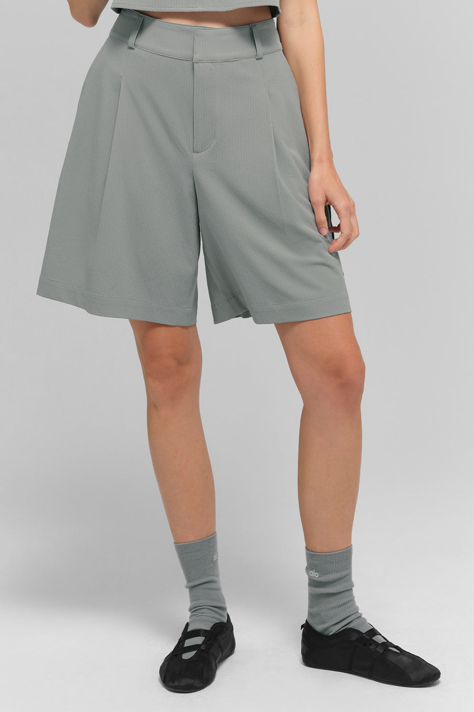 High-Waist Dreamscape Short - Lunar Grey - Image 4