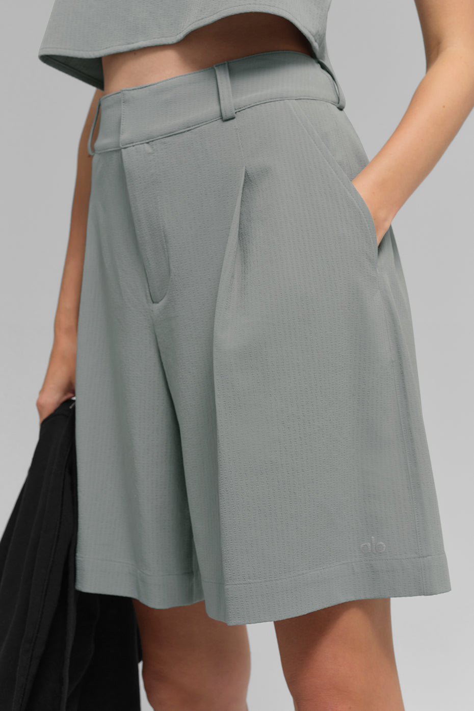 High-Waist Dreamscape Short - Lunar Grey - Image 2