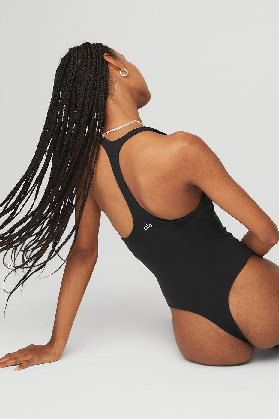 Sleek Back Bodysuit - Black - Image 4