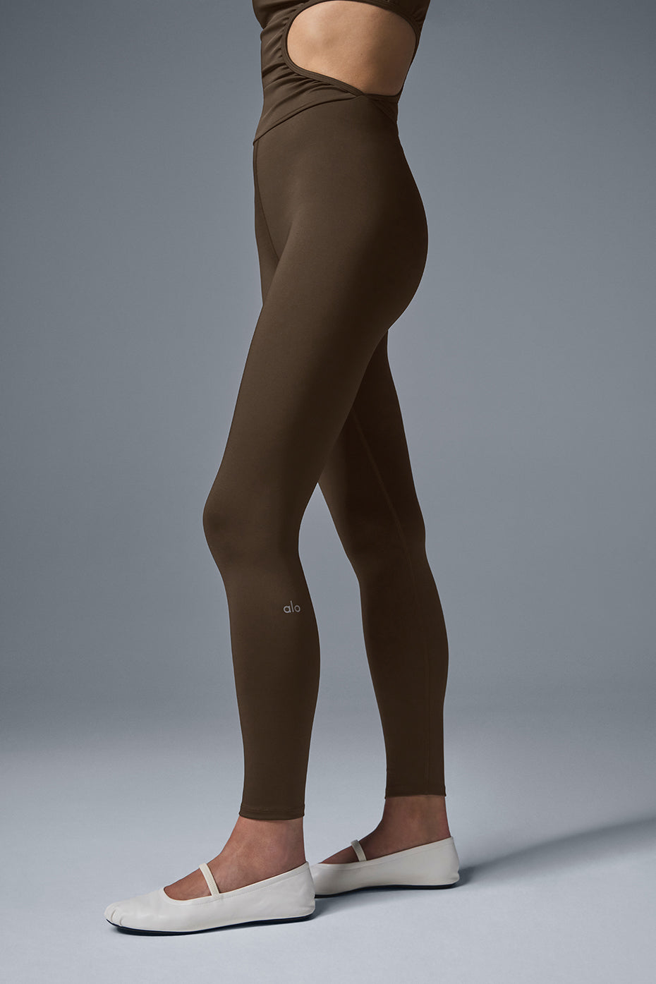 Airlift 7/8 Decadent Bodysuit - Espresso - Image 3