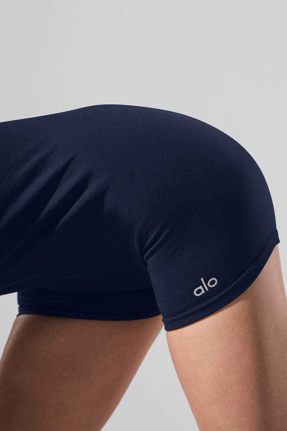 Seamless Ribbed Favorite Onesie - Navy - Image 4