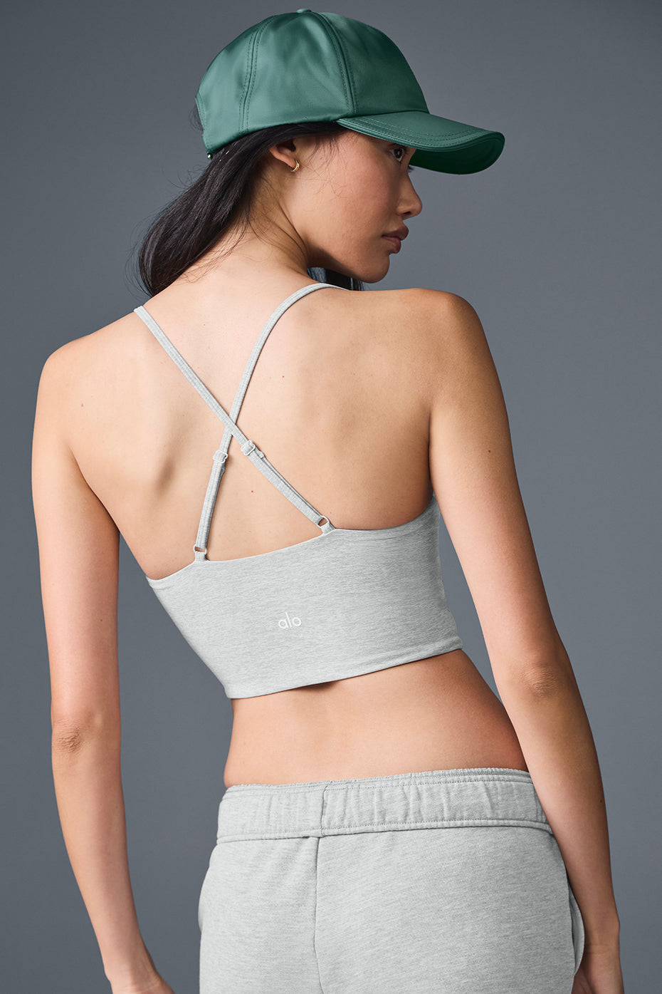 Alosoft Highlight Bra - Athletic Heather Grey - Image 3