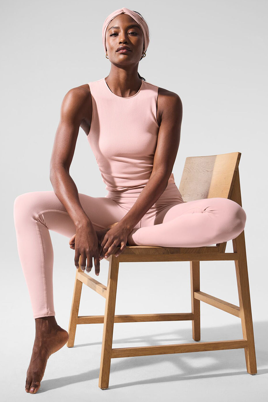 Ribbed En Pointe Tank - Pink Quartz - Image 3