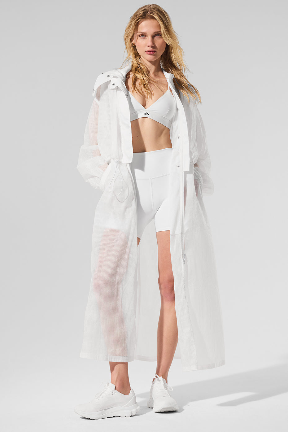 Game Time Trench - White